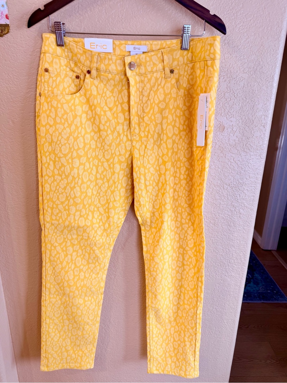 Y2K vintage - Yellow Patterned Women's Jeans